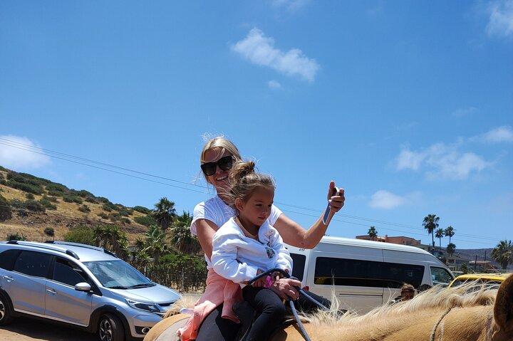 Private excursion, Horseback riding on the beach and La Bufadora