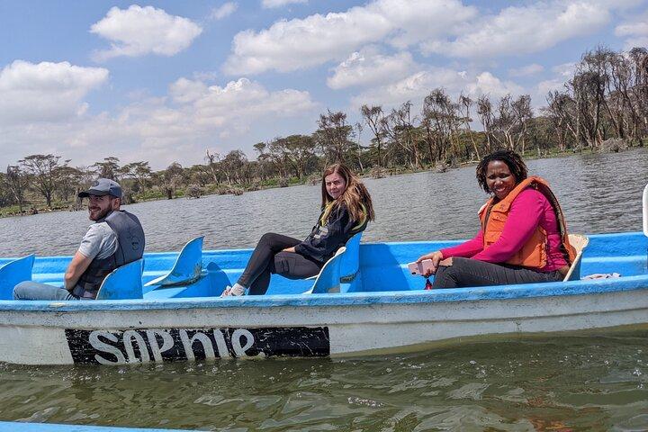 Shared Safari Walking Tour in Naivasha with Boat Ride