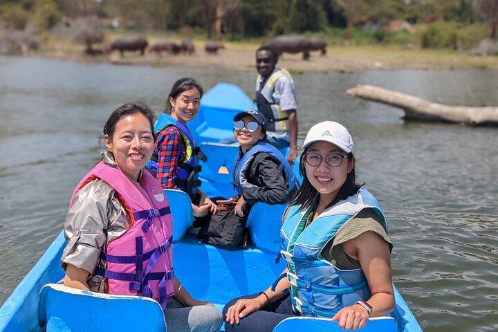 Shared Safari Walking Tour in Naivasha with Boat Ride