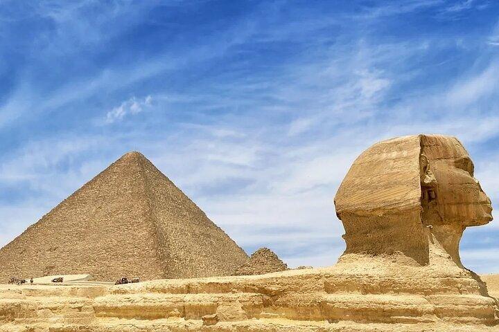 Full Day Tour Giza Pyramids, Sphinx, Saqqara & Memphis