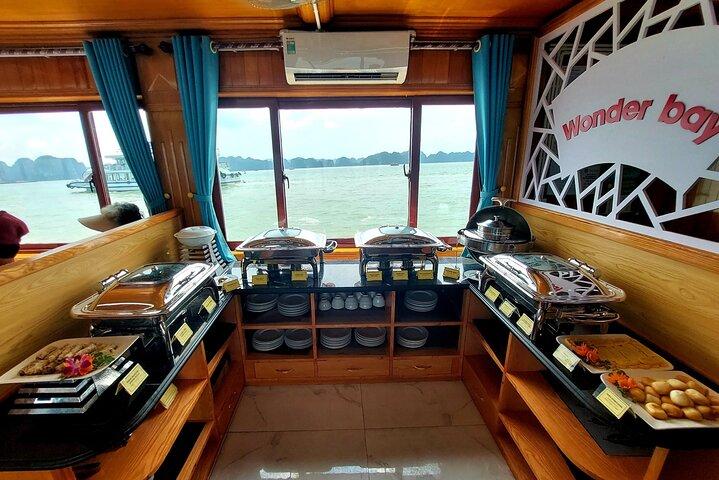 Halong Wonder Bay Day Cruise (Small Group on Boat & Buffet Lunch)