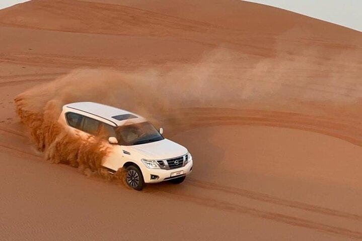 Evening Desert Safari Camel Ride Live Shows Shisha Dinner