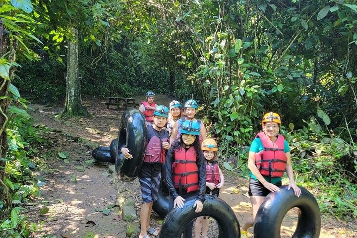 St. Herman's Cave Tubing with swimming in the Inland Blue Hole