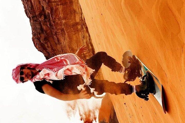 Wadi Rum Full-Day Jeep Tour + Sunset + Overnight in Bedouin Camp