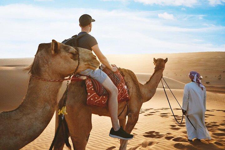 Riding a Camel West of Luxor