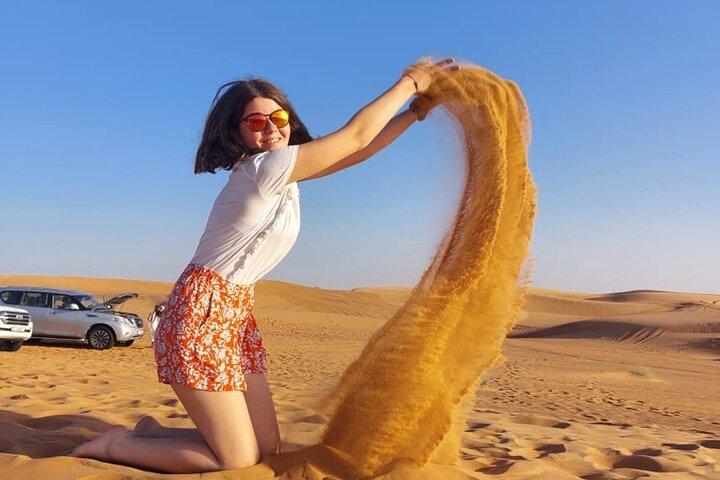Evening Desert Safari Camel Ride Live Shows Shisha Dinner