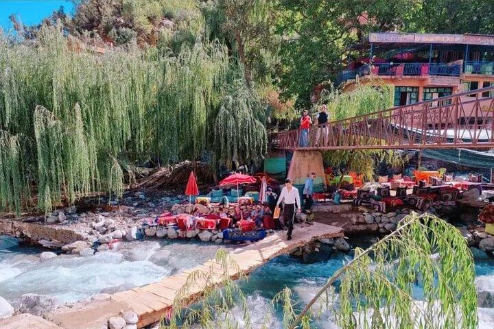 From Marrakech: Ourika Valley, Atlas, Waterfalls & Guide