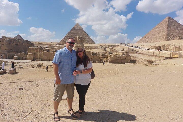 8-Hour Private Tour Pyramids, Egyptian Museum Bazaars