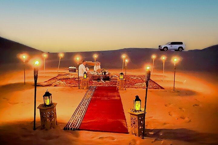 Romantic Private Dune Dinner Abu Dhabi