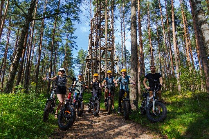Guided Ebike Tour on Forest Roads and Trails Near Riga