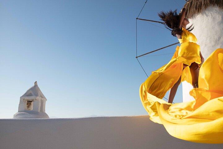 Mykonos Flying Dress High End Professional Photographer