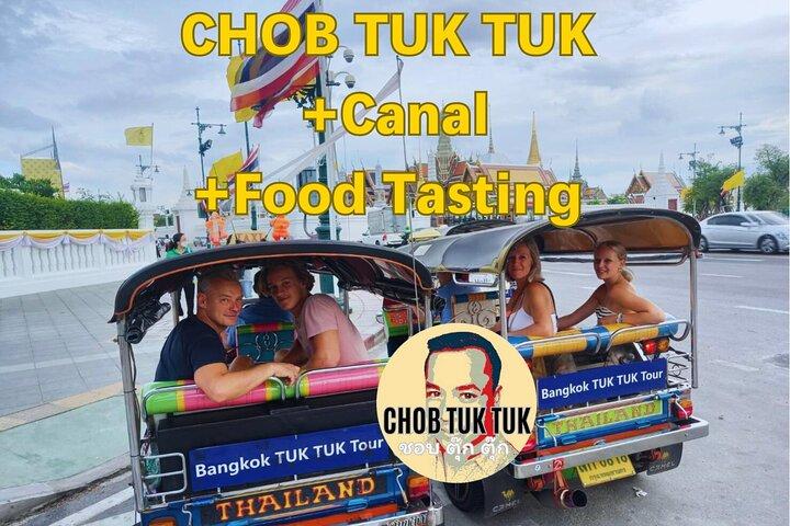 The 3-in-1 CHOB Tour TUK TUK + Boat + Food Tasting