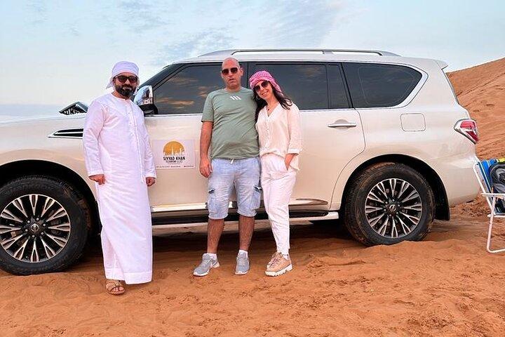 Morning Desert Safari - Dune Bashing Camel Ride & Sand Boarding