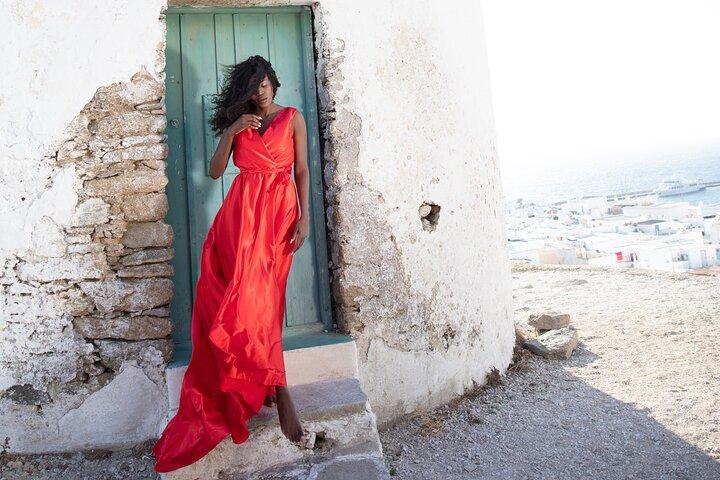 Mykonos Flying Dress High End Professional Photographer