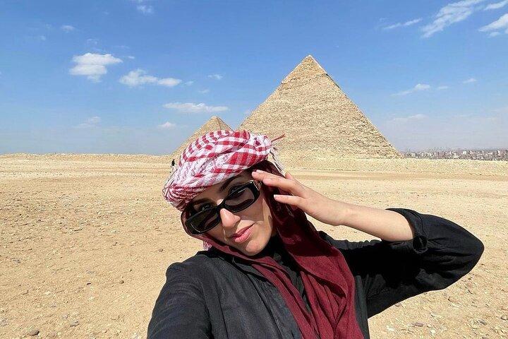 Private Inclusive Tour at Giza Pyramids, Flucca Ride & BBQ Lunch.