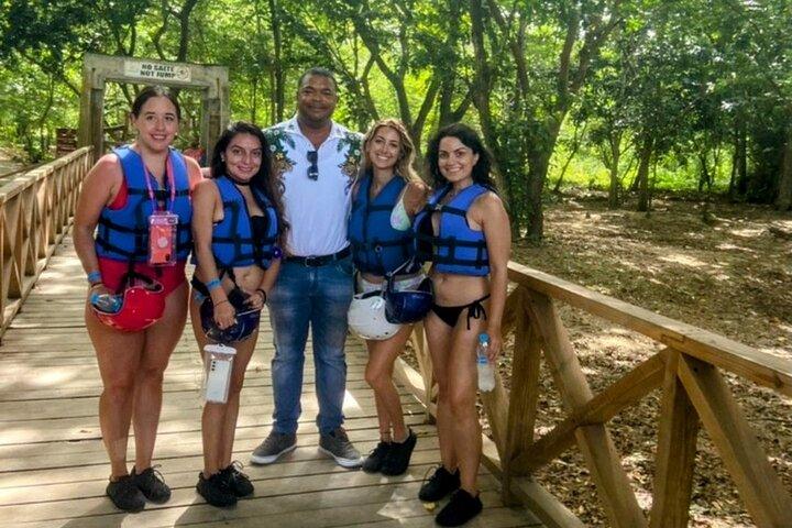 AMBER COVE-TAINO BAY 5 Zip Lines 7 Waterfalls + Locale Food