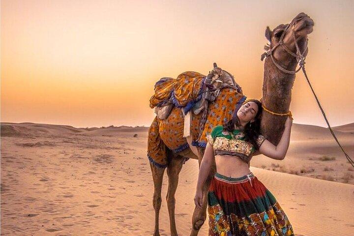 Dazzling Half Day Tour of Camel & Desert Safari with Sunset