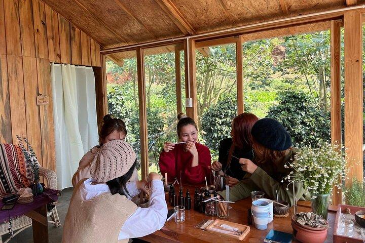 Scented Candle Workshop in Twin Beans Farm Da Lat