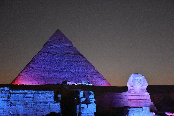 Giza Pyramids Sound and Light Show With Pickup