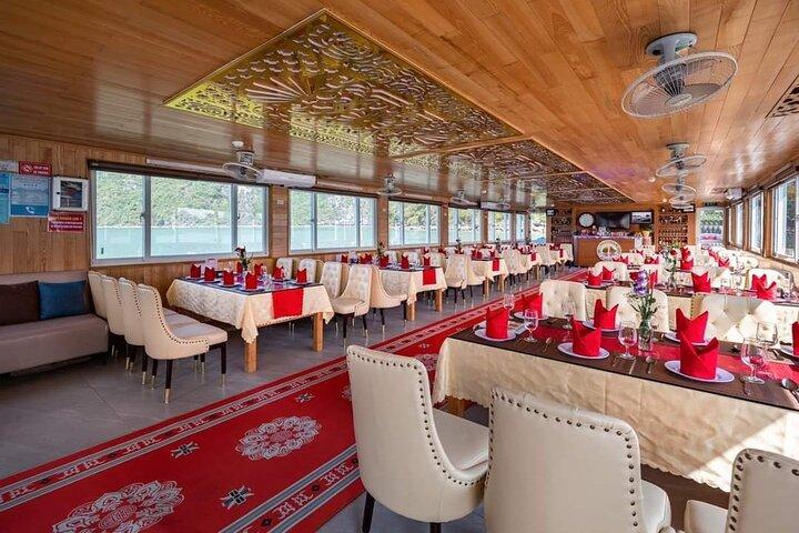 Dragon King Cruise Luxury Day Tour in Halong from Hanoi Transfer