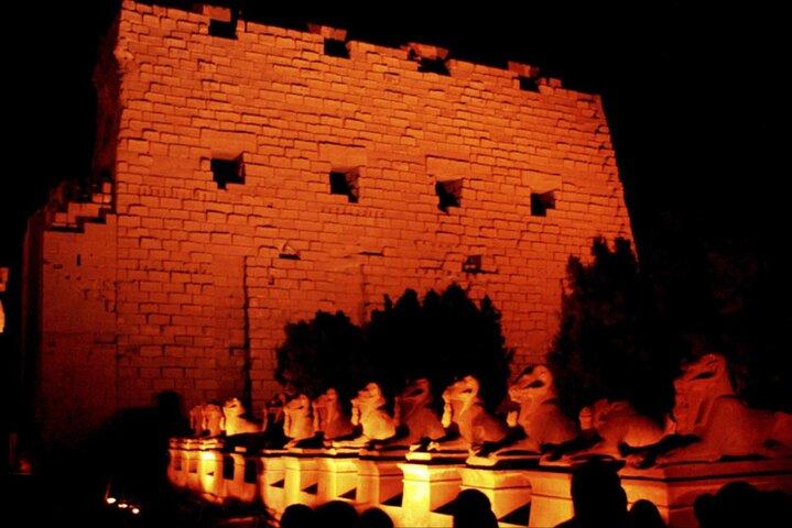 Light and Sound show at Karnak temple.