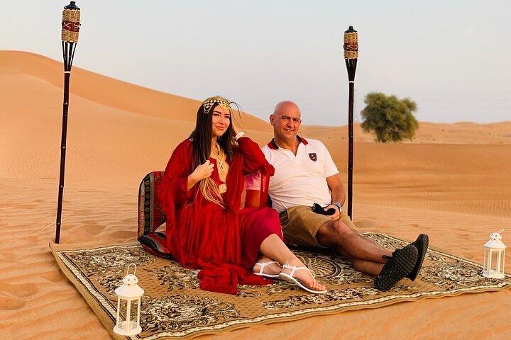 Private Red Dunes Desert Safari in Al Khayma Camp with Dinner