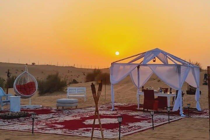 5 Hours Romantic Private Dinner at Desert in Dubai