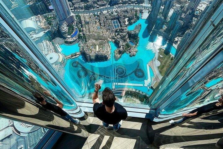 Burj Khalifa At the Top and Dubai Frame with Private Transfer