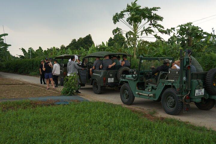 Hanoi: Outskirts Army Jeep Tour Led by Women