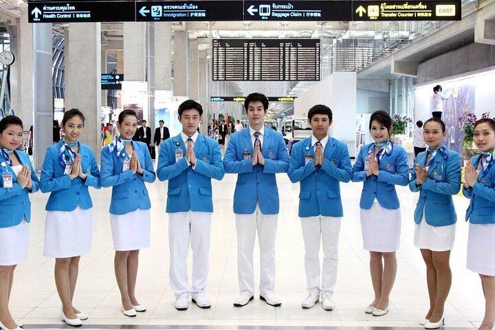 Priority Fast Track Entry at Bangkok Airport with Guide