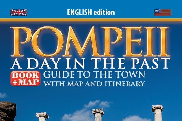 Pompeii: Entrance ticket (art) + guide book + map