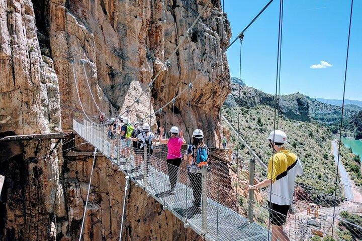 From Malaga: Caminito del Rey tour with Private Transportation