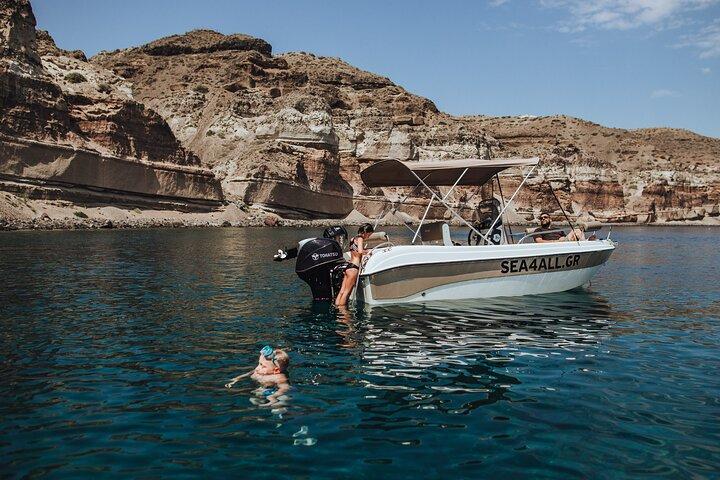 Santorini Rent a Boat Without License