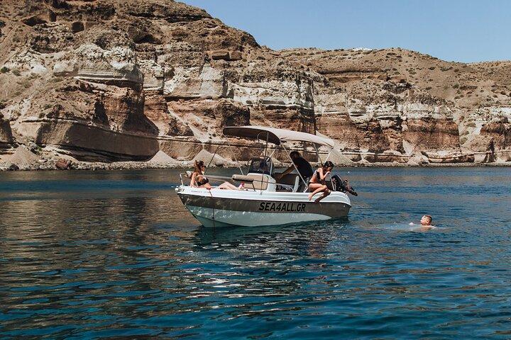 Santorini Rent a Boat Without License