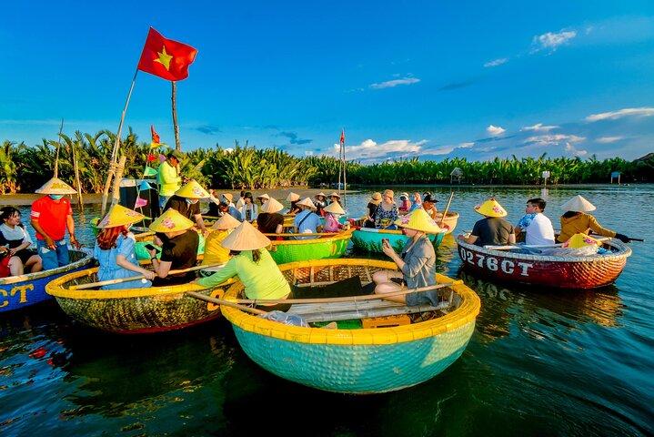 Coconut Jungle Tour with Basket Boat and Cooking Class in Hoi An