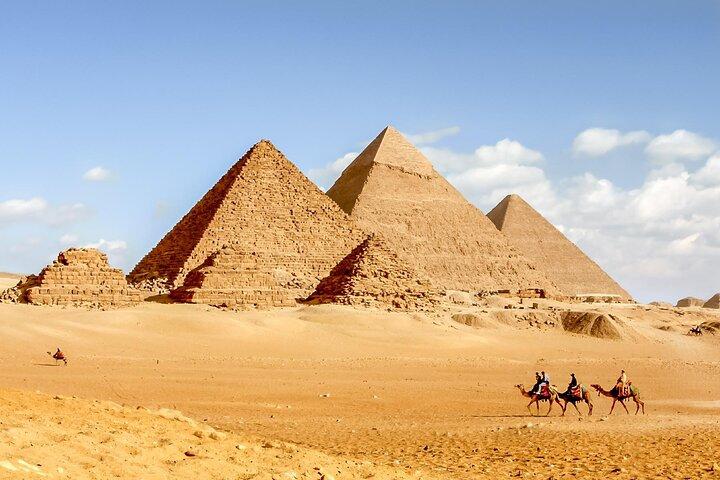 Day Tour To Giza Pyramids, Egyptian museum(OR)GEM &Bazaar