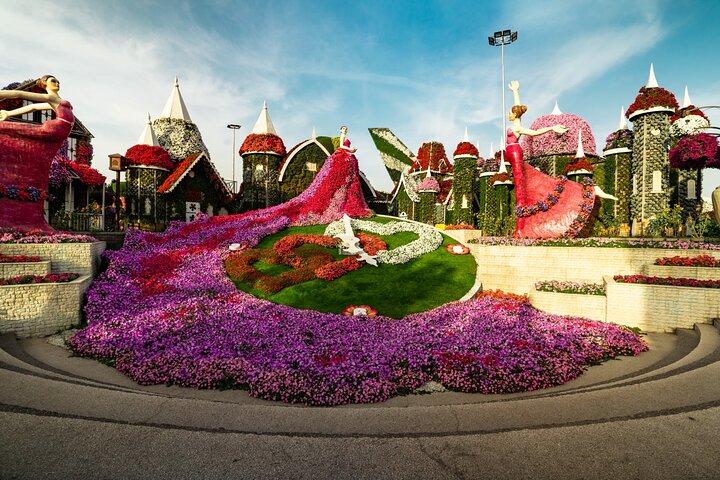 Dubai Miracle Garden Admission Ticket with Hotel Transfer