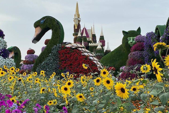 Dubai Miracle Garden Admission Ticket with Hotel Transfer