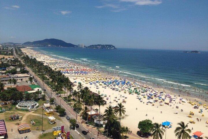 Santos & Guarujá Beach Tour- 8 hours- Pickup in São Paulo