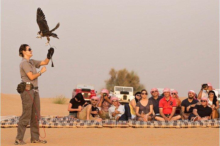 Sunset Desert Safari Dubai with Camel Ride and Sandboarding