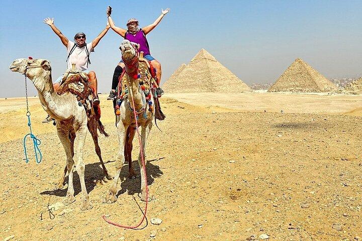 Top Rated Giza Pyramids,Sphinx,Camel ride,lunch & inside pyramids