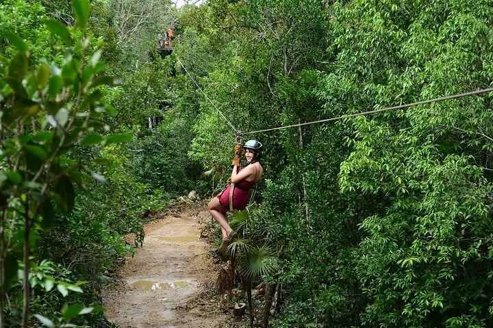 Horseback Riding, Cenote & Zipline Jungle Adventure