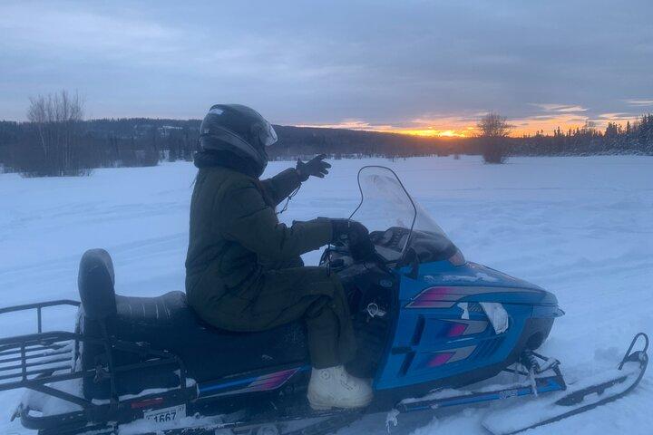1 Hour Snowmobile Tour in Fairbanks Alaska