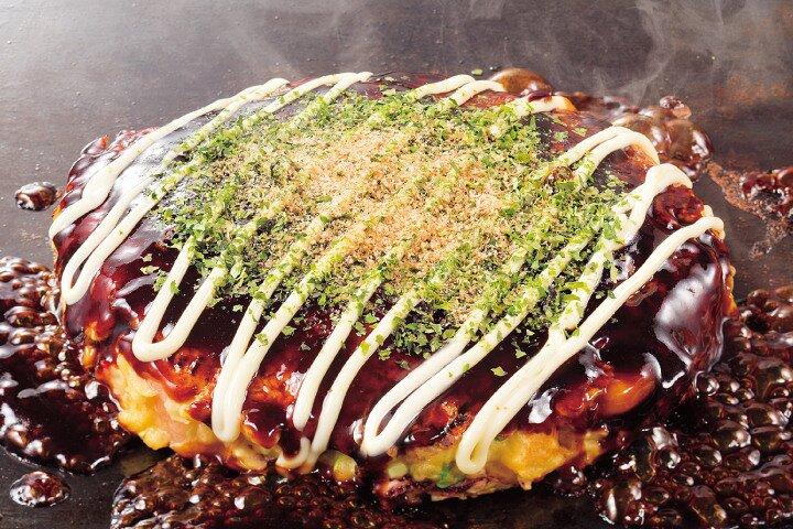 Cook an Okonomiyaki at restaurant & Walking Tour in Ueno