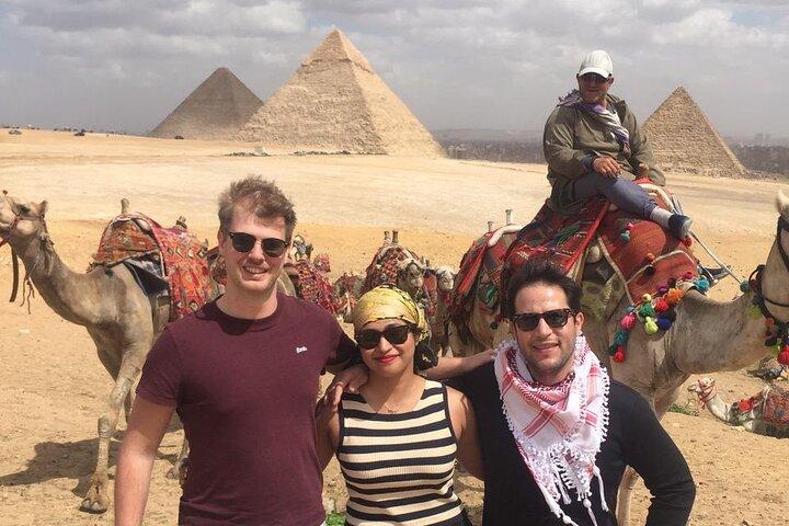 8-Hour Private Tour Pyramids, Egyptian Museum Bazaars