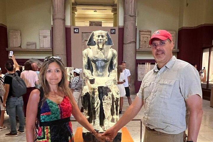 8-Hour Private Tour Pyramids, Egyptian Museum Bazaars