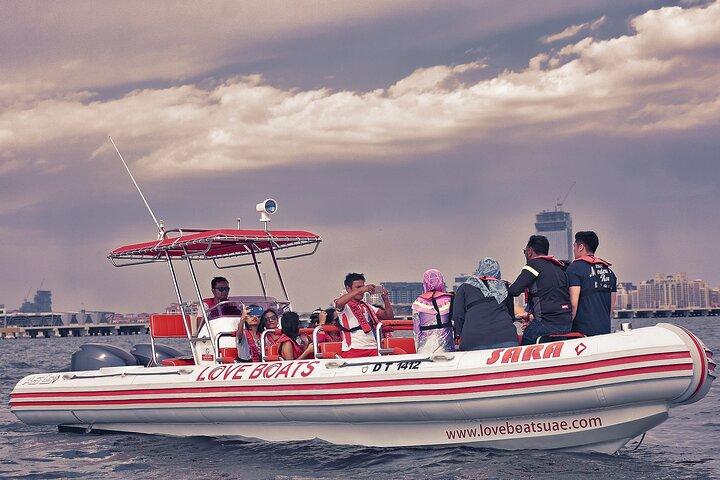 Love Boats Dubai in 90 Minutes Speed Boat Ride