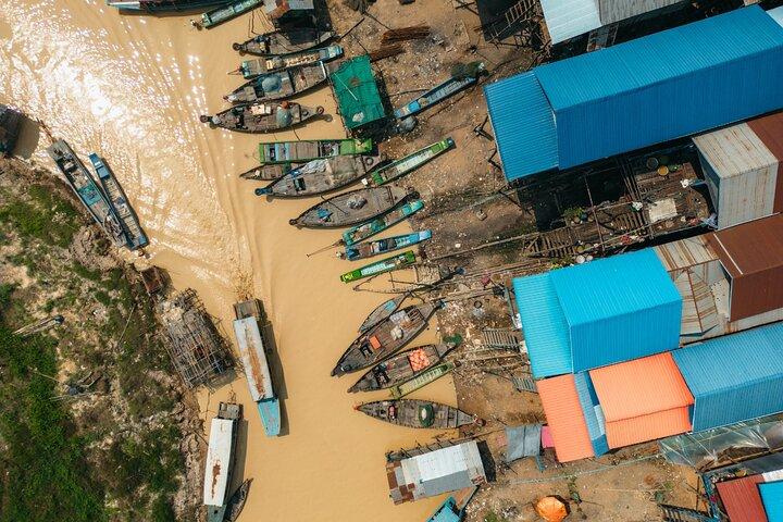 Siem Reap Floating Village Tour with Khmer Meal & Beer