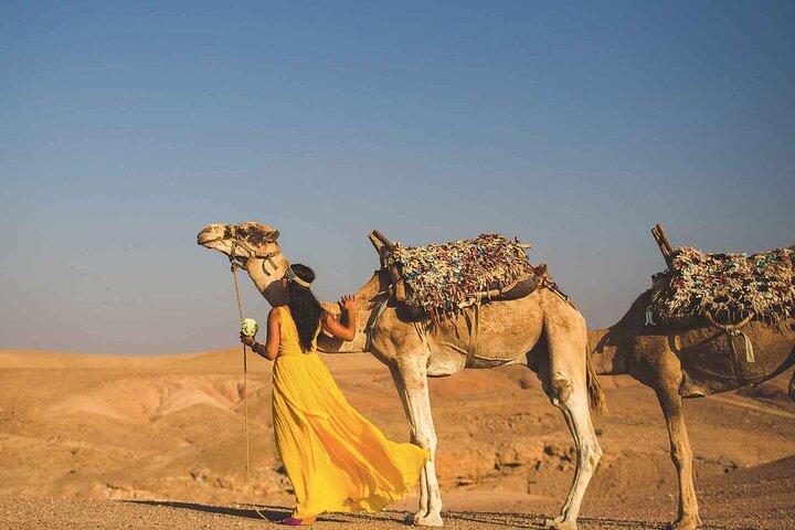 Magical Evening in Agafay Desert with Camel Ride and Dinner Show