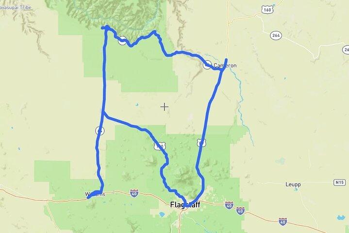 Self-Guided Audio Driving Tour in Grand Canyon South Rim